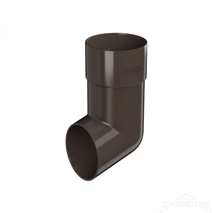ТН ПВХ D125/82 ММ СЛИВ ТРУБЫ  ТЕМНО-КОРИЧНЕВЫЙ  Rall 8019