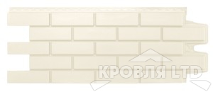 Фасадная панель Grand Line "Клинкерный кирпич" Classic Молочный