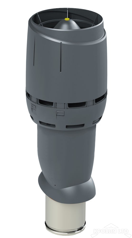 Вентиляционный выход Vilpe FLOW 160P/IS/700 цвет серый