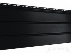 Софит PRO Ю пласт без перфорации цвет черный 3м