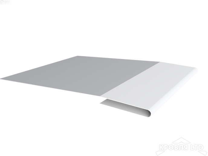 Планка начальная, Полиэстер RAL 9003 сигнальный белый, толщина 0,45