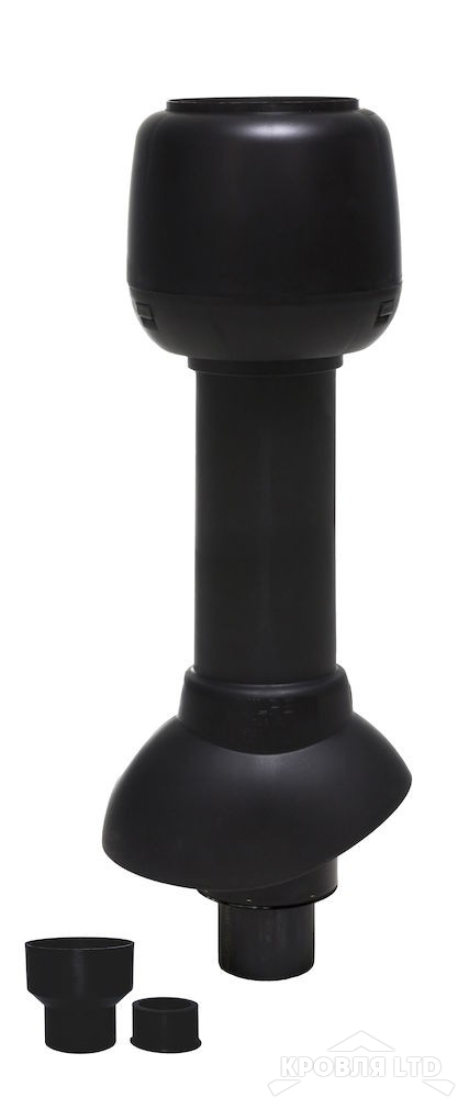 Вытяжная труба Vilpe 75Р/IS/500 цвет черный