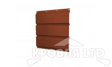 Софит тройной металлический полная перфорация, Полиэстер RAL 8004 терракота, толщина 0,45