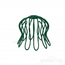 Сетка воронки для водостока Паук Аквасистем 150/100 RAL 6005 зеленый мох