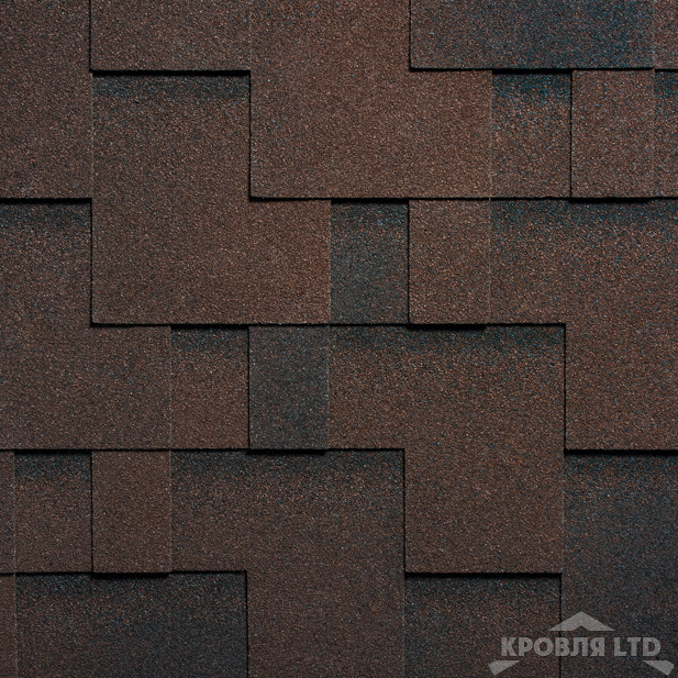 Гибкая черепица Ruflex  серия Премиум коллекция Runa Premium цвет Темный шоколад