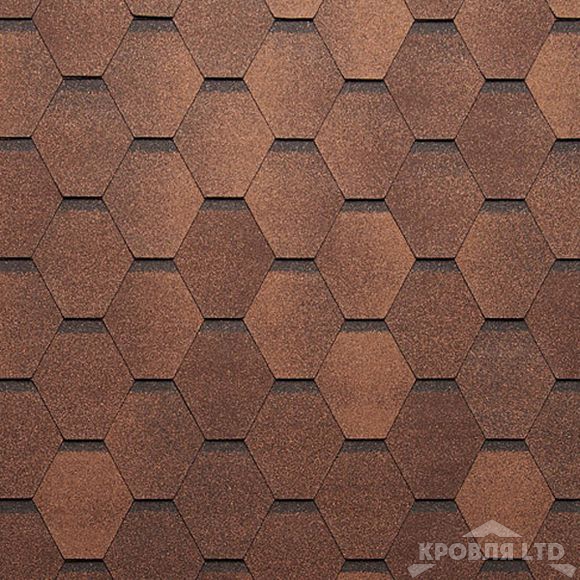 Гибкая черепица Тегола серия Категория БИЗНЕС UNICA VENETO цвет Marrone 423