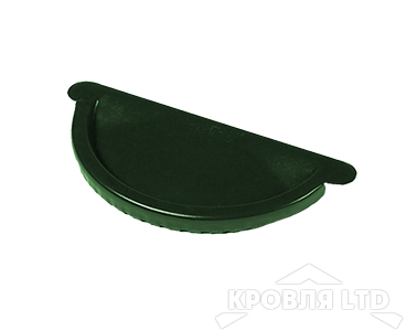 Заглушка торцевая универсальная для водостока Престиж 150мм RAL 6005 зеленый мох