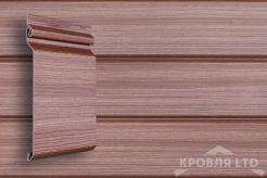 Сайдинг виниловый GL Natural-Брус Tundra   рябина  3,0 м