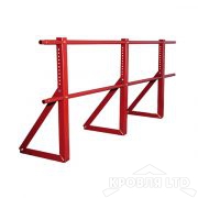 Кровельное ограждение Roofsystems серия ECONOM H-600 d25, Полиэстер RAL 3011 коричнево-красный, 3м