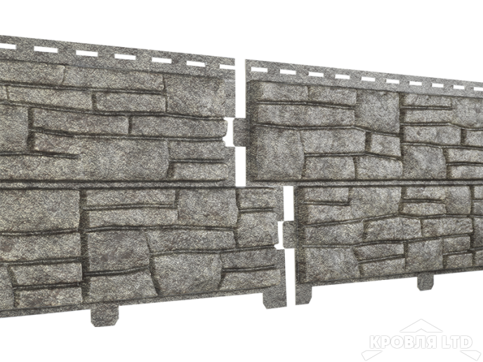 Фасадная панель Ю-ПЛАСТ Stone-House Сланец Бежевый