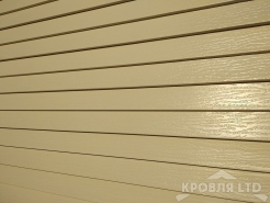 Сайдинг металлический "Финская доска узкая" RAL 1015 0,45