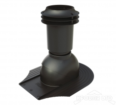 Выход вентиляции канализации Viotto для мягкой кровли при монтаже rall9005.