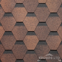 Гибкая черепица Дёке серия PREMIUM коллекция Шеффилд цвет Кофе