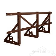 Кровельное ограждение Roofsystems серия PRESTIGE ZN H-900 45*25 EURO, Полиэстер RAL 8017 коричневый шоколад, 3м