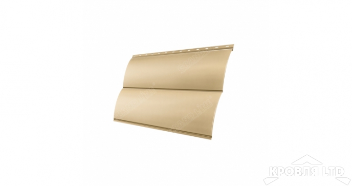 Сайдинг металлический Венец, Полиэстер RAL 1014 слоновая кость, толщина 0,45