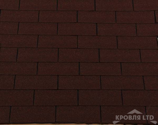 Гибкая черепица Roofshield  серия Family Light коллекция Американ цвет Коричневый