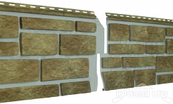 Фасадная панель Ю-ПЛАСТ  Стоун Хаус S-Lock Таганай Вулканический