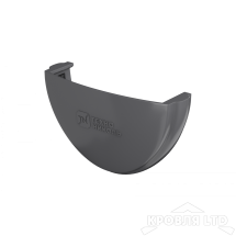 ТН ПВХ D125/82 ММ ЗАГЛУШКА ЖЕЛОБА СЕРЫЙ  Rall 7024