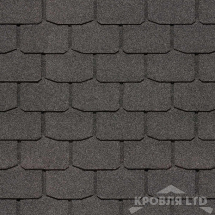 Гибкая черепица Дёке серия EUROPA  коллекция Сланец цвет Серый