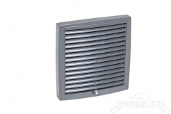 Наружная вентиляционная решетка 150х150 цвет серый