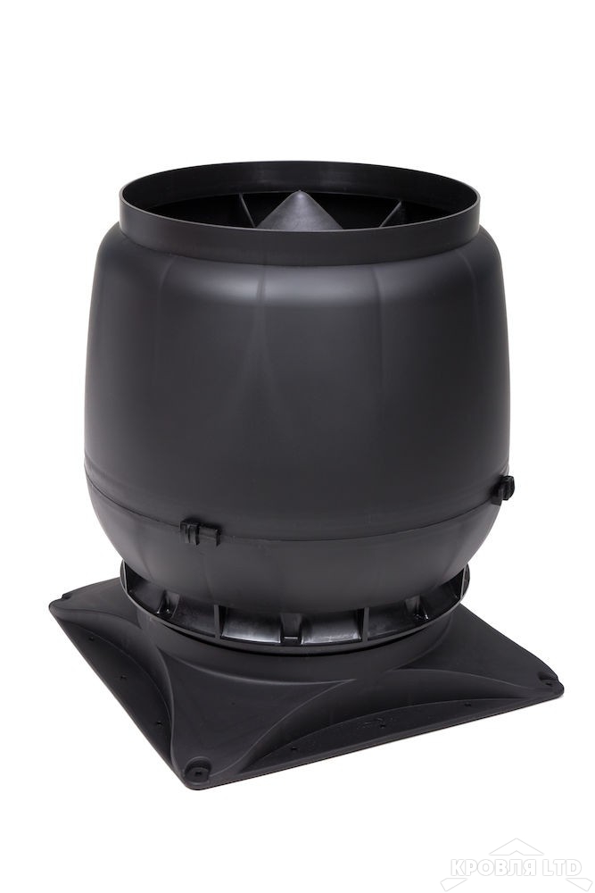 Вентиляционный выход Vilpe Flow 200S 400x400 цвет черный