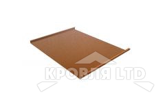 Фальц двойной стоящий,Rooftop Бархат RAL 8004, толщина 0,5