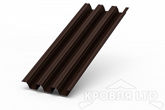 Профнастил H114, Полиэстер RAL 8017 шоколад, толщина 0,9