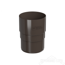 ТН ПВХ D125/82 ММ МУФТА ТРУБЫ ТЕМНО-КОРИЧНЕВЫЙ  Rall 8019