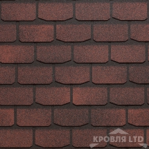 Гибкая черепица Дёке серия PREMIUM коллекция ЖЕНЕВА цвет Чили