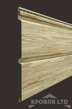 Сайдинг виниловый брус профилированный Döcke Lux Монреаль цвет Рябина 3,6 м