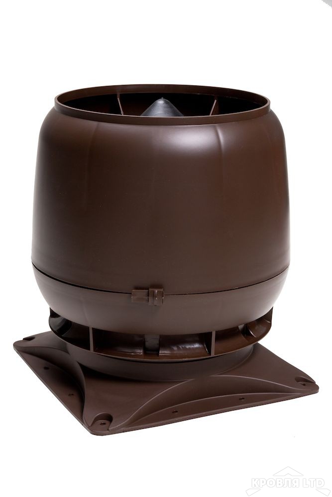 Вентиляционный выход Vilpe 160S 300x300 цвет коричневый