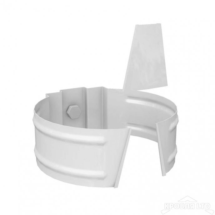 Держатель трубы Проект 185/150 Ral 9003 Белый