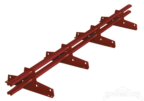 Снегозадержатель Roofsystems серия PRESTIGE 45*25 EURO, Полиэстер RAL 3009
красная окись, 3м