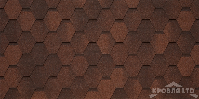 Гибкая черепица Тегола серия Категория КОМФОРТ Garda цвет Pelle 227