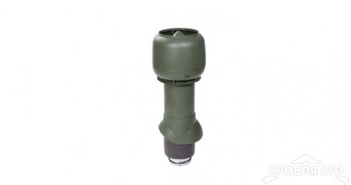 Вентиляционный выход Vilpe 125P/IS/500 цвет зеленый