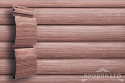 Сайдинг виниловый   GL Tundra Блок хаус  трехслойный рябина 3,0 м