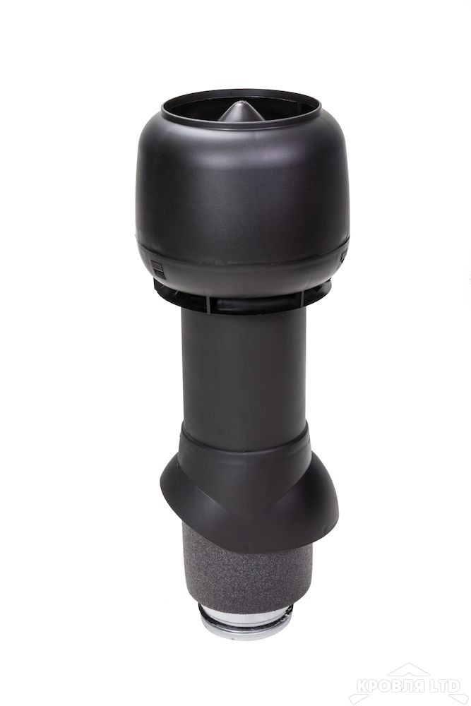 Вентиляционный выход Vilpe 125P/IS/500 цвет черный