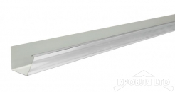 Желоб прямоугольный Vortex 3м 125мм RAL 9003 белый