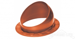 Основание для вентиляционной трубы Krovent Base-VT Seam 125/150 кирпичный для гибкой черепицы или фальцевой кровли