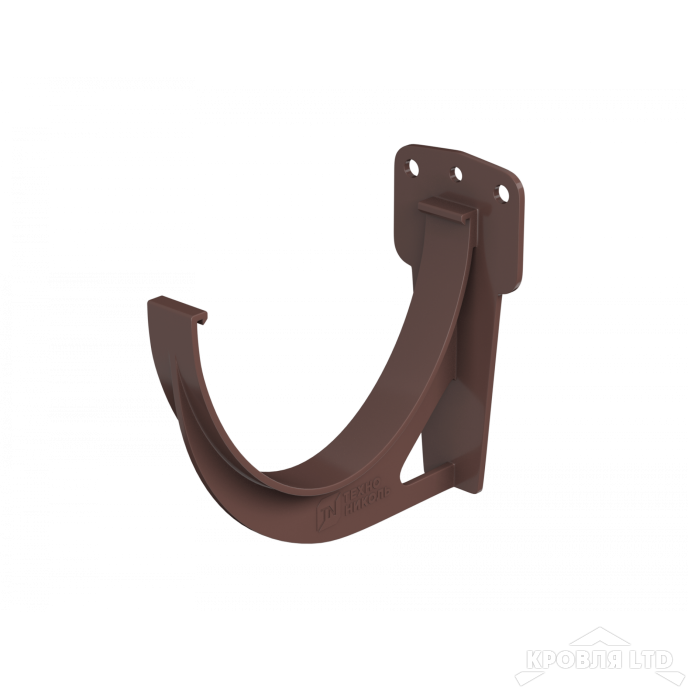 ТН ПВХ D125/82 ММ КРОНШТЕЙН ЖЕЛОБА КОРИЧНЕВЫЙ  Rall 8017