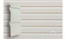 Сайдинг виниловый   GL Корабельная доска двухслойный  белый 3,0 м