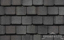 Гибкая черепица Certain Teed коллекция Grand Manor Shangle цвет Colonial Slate