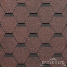 Гибкая черепица Дёке серия STANDARD коллекция Сота цвет Красный