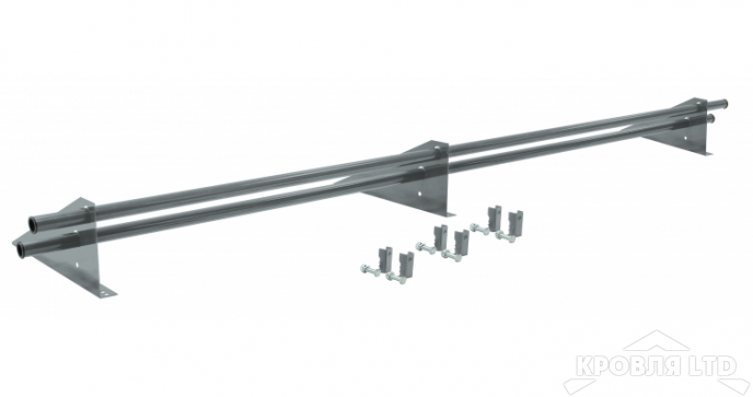 Снегозадержатель для фальцевой кровли Optima RAL 7004 3м