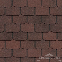 Гибкая черепица Дёке серия EUROPA  коллекция Сланец цвет Коричневый