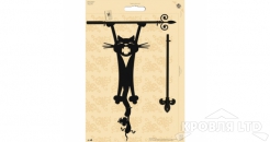 Указатель ветра большой Duck & Dog 202 Кошка с мышкой