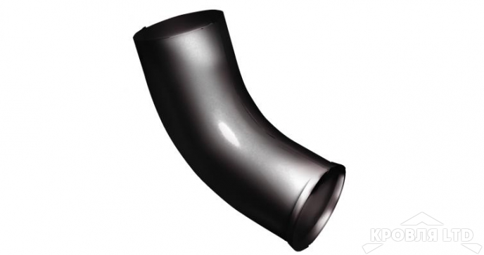 Колено стока Грендлайн 90 мм RAL 9005 черный