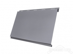 Сайдинг металлический Вертикаль, Полиэстер RAL 7004 сигнальный серый, толщина 0,45