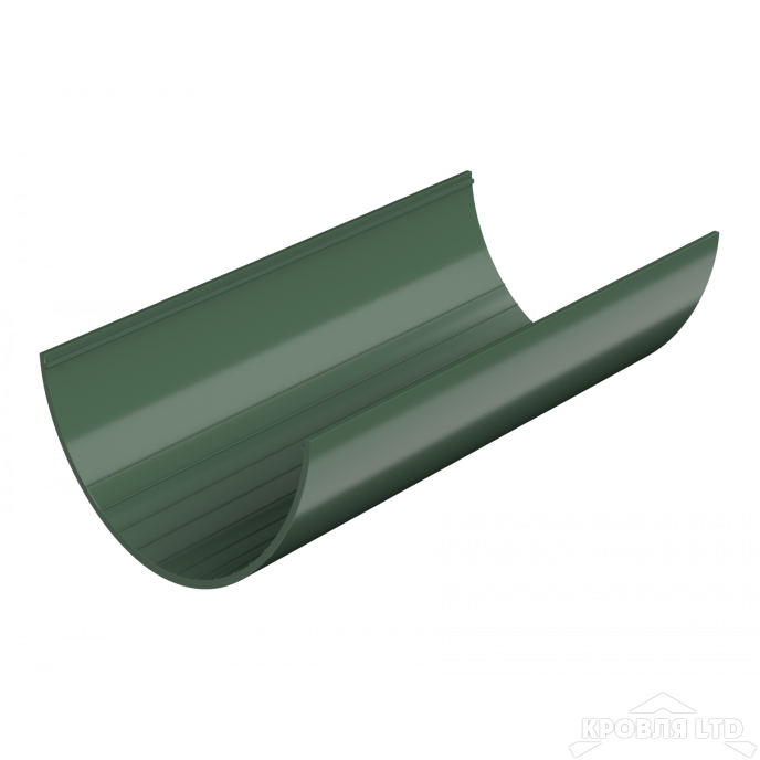 ТН ПВХ D125/82 ММ ЖЕЛОБ (1,5 М) ЗЕЛЕНЫЙ Rall 6005