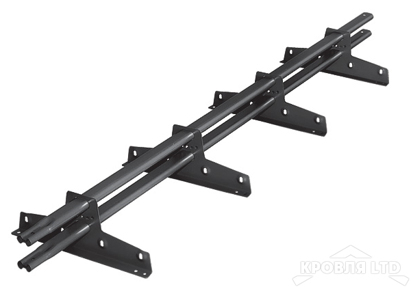 Снегозадержатель Roofsystems серия PRESTIGE 45*25 EURO, Полиэстер RAL 7024
серый графит, 3м